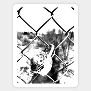 Combo Lovelock on Fence Sticker